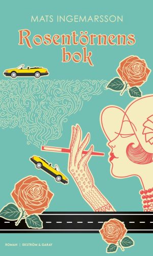 Retro woman style with cigarette and smoke decoration poster. Vector flapper girl with fashion hat smoking cigar hand drawn illustration on poster background